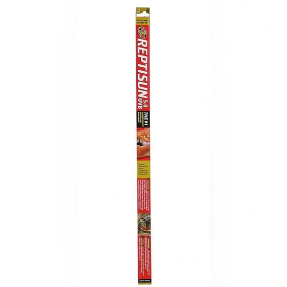 Zoo Med T8 ReptiSun 5.0 UVB Fluorescent Reptile Lamp, 24-in X 3 - Picture 10 of 10